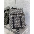 Zaino Dior Explorer Dior Oblique Jacquard Nero