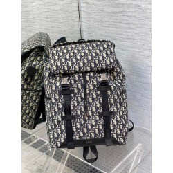 Zaino Dior Explorer Dior Oblique Jacquard Nero