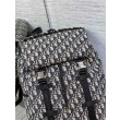 Zaino Dior Explorer Dior Oblique Jacquard Nero
