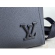 Zaino LV Fastline In Pelle Aerogram LV Nera