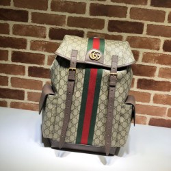 Miglior Prezzo Zaino medio Gucci Ophidia GG 598140 Marrone Replica