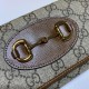 Miglior Prezzo Borsa Gucci 621888 Borsa a catena in tela GG-Supreme Horsebit 1955 Replica