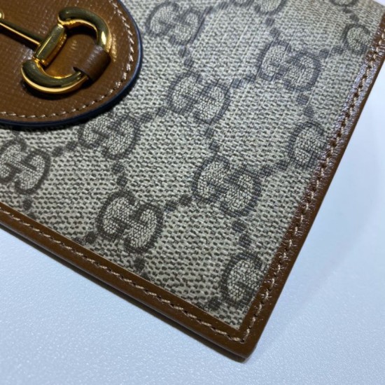 Miglior Prezzo Borsa Gucci 621888 Borsa a catena in tela GG-Supreme Horsebit 1955 Replica