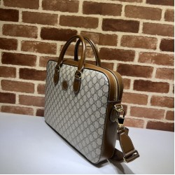 Miglior Prezzo Gucci Borse Replica da lavoro con incastro G 674140 Caffè 