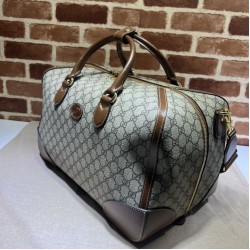 Miglior Prezzo Gucci Borsone con Incastro G 696014 Marrone Replica