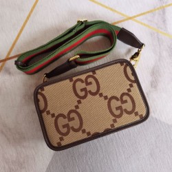 Miglior Prezzo Imitazioni borse griffate mini Gucci Jumbo GG 696075 Marrone Replica