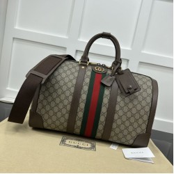 Miglior Prezzo Borsone piccolo Gucci Jumbo GG 724642 Marrone 44 cm Replica