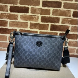Miglior Prezzo Borse Replica Gucci Messenger con doppia G ‎726833 Nera 
