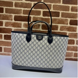 Miglior Prezzo Borsa tote media Gucci Ophidia 739730 tela GG Supreme Nera Replica