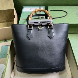 Miglior Prezzo Borsa tote media Gucci Diana 750394 Nera Replica