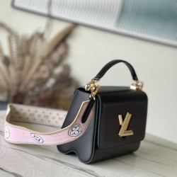 Sito Replica Borse Imitazioni Louis Vuitton Twist MM M22036 Nera 23 cm imitazioni Miglior Prezzo Borse Imitazioni Louis Vuitton Twist MM M22036 Nera 23 cm Replica