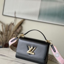 Miglior Prezzo Borse Imitazioni Louis Vuitton Twist MM M22036 Nera 23 cm Replica