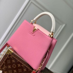 Sito Replica Qualità superiore replica mini Louis Vuitton Capucines M22375 Rosa imitazioni Miglior Prezzo Qualità superiore replica mini Louis Vuitton Capucines M22375 Rosa Replica