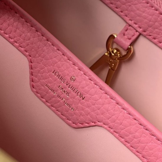 Sito Replica Qualità superiore replica mini Louis Vuitton Capucines M22375 Rosa imitazioni Miglior Prezzo Qualità superiore replica mini Louis Vuitton Capucines M22375 Rosa Replica