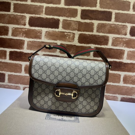 Borsa a tracolla Gucci Horsebit 1955 da uomo 700457