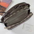 Borsa a tracolla piccola Gucci Ophidia con nastro Web 739392 Marrone