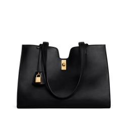 Borsa Celine Cabas 16 Pelle di vitello liscia Nera