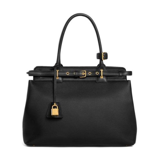 Borsa Celine Conti in morbida pelle di vitello nera Borsa Celine Conti in morbida pelle di vitello nera