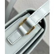 Borsa Celine Teen Triomphe in pelle di vitello lucida blu