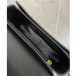 Borsa Celine Teen Triomphe in pelle di vitello lucida nera