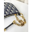 Borsa Christian Dior CD Lounge Dior Oblique Jacquard Blu