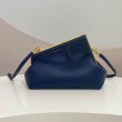 Borsa Fendi First Piccola Blu Scuro