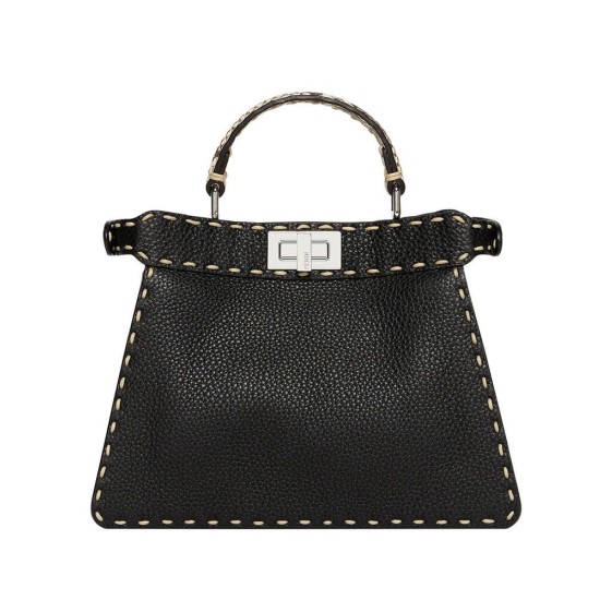 Borsa Replica 1:1 Fendi Peekaboo ISeeU piccola 8BN327 nera