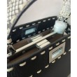 Borsa Replica 1:1 Fendi Peekaboo ISeeU piccola 8BN327 nera