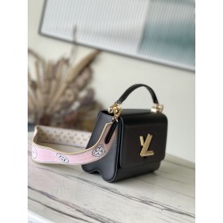 Borse Imitazioni LV Twist MM M22036 Nera 23 cm