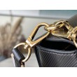 Borse Imitazioni LV Twist MM M22036 Nera 23 cm