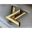 Borse Imitazioni LV Twist MM M22036 Nera 23 cm