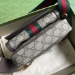 Borsa mini Gucci Ophidia GG 746308 Marrone