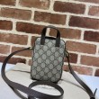 Borse Replica mini Gucci Ophidia GG Supreme tela 671682 Marrone