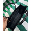 Borse Replica Alta Qualità Prada Prada Symbole grande in pelle con impunture 1BA377 Nera