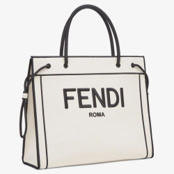 Borse Imitazioni shopper Roma grande Fendi in tela non tinta