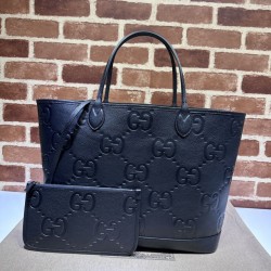 Borsa tote grande Gucci Jumbo GG 726755 Nera
