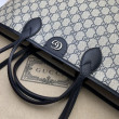 Borsa tote media Gucci Ophidia 739730 tela GG Supreme Nera Borsa tote media Gucci Ophidia 739730 tela GG Supreme Nera