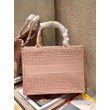 Borsa tote per libri piccola Christian Dior Cannage ricamo rosa Borsa tote per libri piccola Christian Dior Cannage ricamo rosa