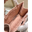 Borsa tote per libri piccola Christian Dior Cannage ricamo rosa Borsa tote per libri piccola Christian Dior Cannage ricamo rosa