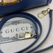 Borsa tote piccola Gucci Diana 702721 Blu