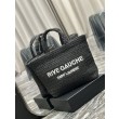 Borsa Replica 1:1 tote ricamata YSL Saint Laurent Rive Gauche nera