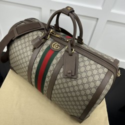 Borsone grande Gucci Jumbo GG 724612 Marrone 52 cm