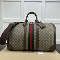 Borsone grande Gucci Jumbo GG 724612 Marrone 52 cm
