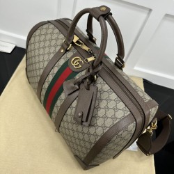 Borsone piccolo Gucci Jumbo GG 724642 Marrone 44 cm