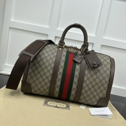 Borsone piccolo Gucci Jumbo GG 724642 Marrone 44 cm