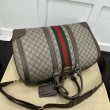 Borsone piccolo Gucci Jumbo GG 724642 Marrone 44 cm