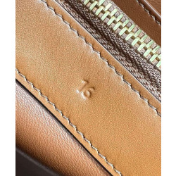 Celine Mini 16 Imitazioni borse griffate in pelle di vitello naturale Caffè