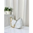Christian Dior CD Lounge Bag Supple Macrocannage Bianco