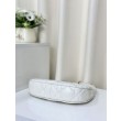 Christian Dior CD Lounge Bag Supple Macrocannage Bianco