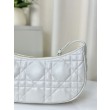 Christian Dior CD Lounge Bag Supple Macrocannage Bianco
